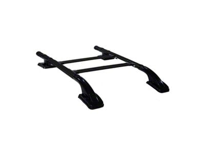 OMAC Top Roof Rack Side Rails; Black (19-23 Ranger)