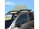 OMAC Top Roof Rack Side Rails; Black (19-23 Ranger)