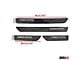 OMAC Door Sill Scuff Plates; Carbon Edition (99-24 Sierra 1500 Crew Cab)