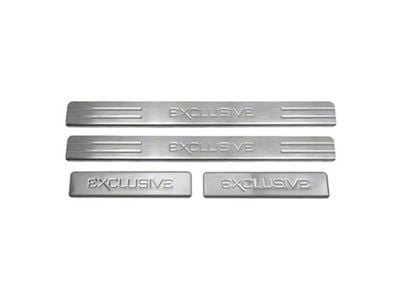 OMAC Door Sill Scuff Plates with Exclusive Logo (07-25 Sierra 1500 Crew Cab)