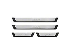 OMAC Door Sill Scuff Plates with Sport Logo (20-25 Sierra 2500 HD Crew Cab)