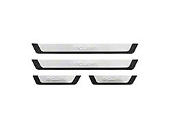 OMAC Door Sill Scuff Plates with Exclusive Logo (01-19 Sierra 3500 HD Crew Cab)