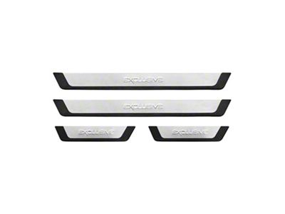 OMAC Door Sill Scuff Plates with Exclusive Logo (01-19 Sierra 3500 HD Crew Cab)