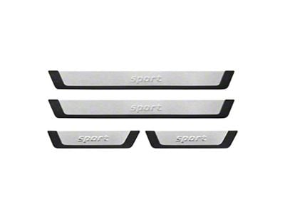 OMAC Door Sill Scuff Plates with Sport Logo (20-25 Sierra 3500 HD Crew Cab)