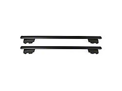 OMAC Lockable Roof Rack Cross Bars; Black (21-24 Tahoe)