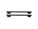 OMAC Lockable Roof Rack Cross Bars; Black (21-24 Tahoe)