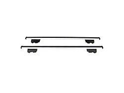 OMAC Lockable Roof Rack Cross Bars; Gray (21-24 Tahoe)