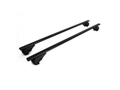 OMAC Roof Rack Cross Bars; Black (07-14 Yukon)