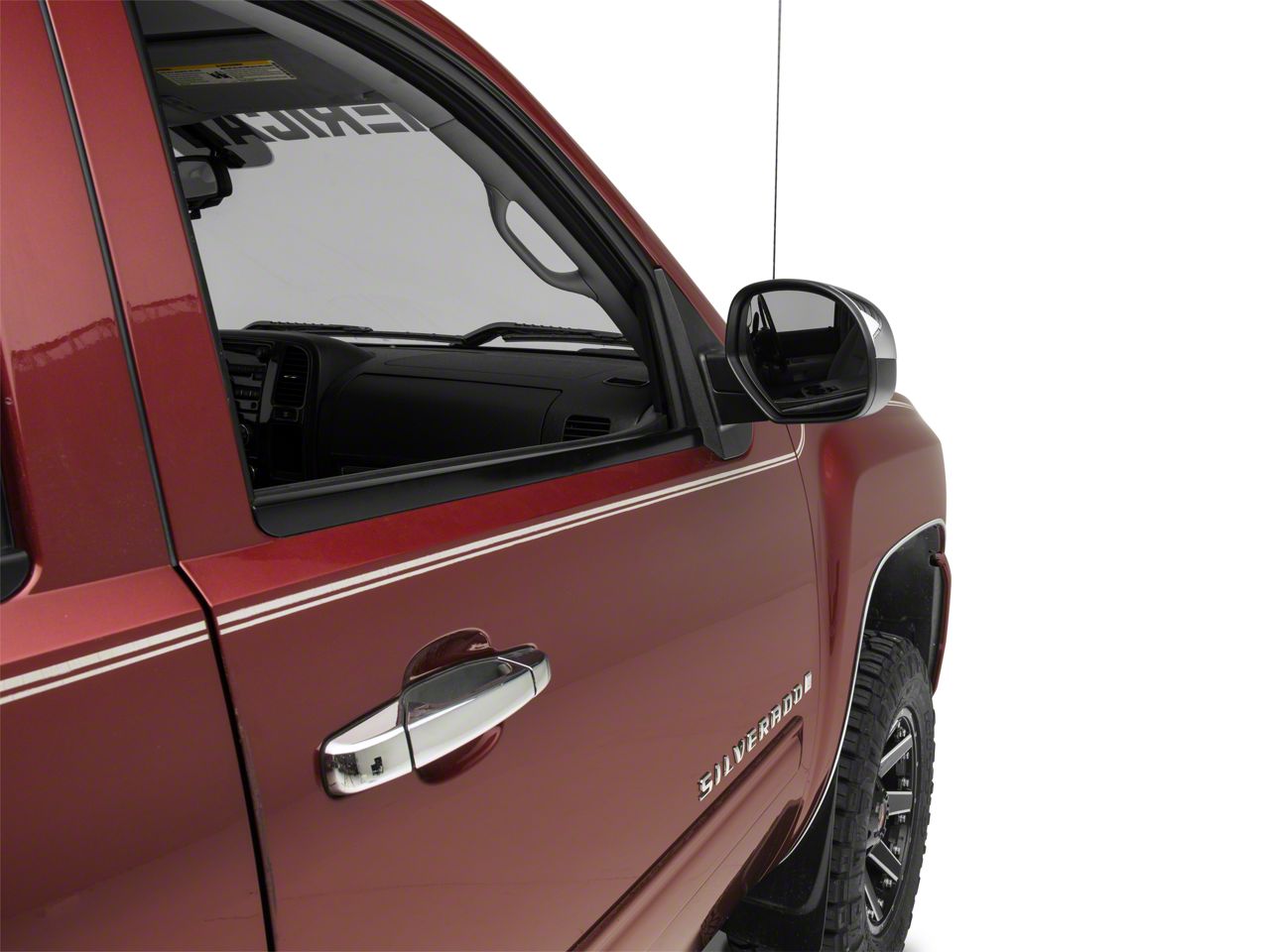 Opr Silverado Powered Heated Foldaway Mirror Chrome S