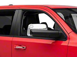 OPR Memory Power Adjust Heated Manual Flip-Up Towing Mirror with Puddle Light and Turn Signal; Chrome; Passenger Side (19-24 RAM 1500)