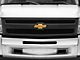 OPR Upper Replacement Grille; Black (07-13 Silverado 1500)