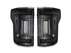 Oracle Flush Style LED Tail Lights; Black Housing; Smoked Lens (15-20 F-150)