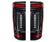 Oracle Flush Style LED Tail Lights; Black Housing; Clear Lens (17-22 F-250 Super Duty)