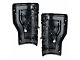 Oracle Flush Style LED Tail Lights; Black Housing; Smoked Lens (17-22 F-250 Super Duty)