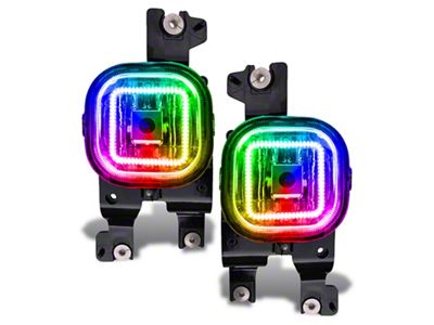 Oracle OE Style LED Halo Fog Lights; ColorSHIFT (08-10 F-250 Super Duty)