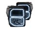 Oracle OE Style Headlights with LED Halo; Black Housing; Clear Lens (11-16 F-350 Super Duty)
