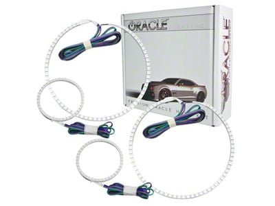 Oracle LED Halo Headlight Conversion Kit; ColorSHIFT (04-08 F-150)