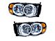 Oracle OE Style Headlights with White SMD LED Halo; Chrome Housing; Clear Lens (03-05 RAM 2500)