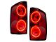 Oracle OE Style Tail Lights; Black Housing; Red Lens (07-08 RAM 2500)