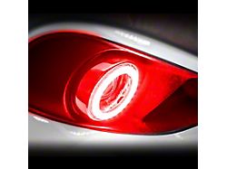 Oracle Waterproof Surface Mount LED Halo Fog Light Kit; Red (07-14 Tahoe)