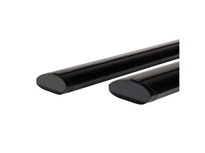 Overland Vehicle Systems 50-Inch Freedom Straight Crossbars; Black (Universal; Some Adaptation May Be Required)