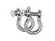 Overland Vehicle Systems 3/4-Inch 4.75-Ton Recovery Shackles; Zinc