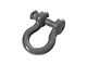 Overland Vehicle Systems 3/4-Inch 4.75-Ton Recovery Shackles; Gray