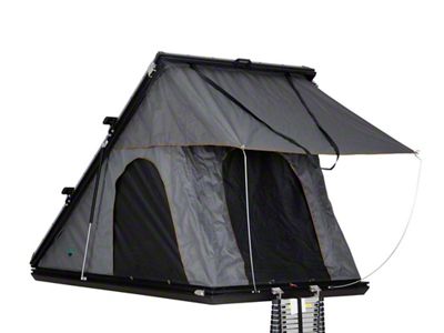 Overland Vehicle Systems Mamba 2 Side Load Aluminum Roof Top Tent; Black (Universal; Some Adaptation May Be Required)