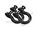 Overland Vehicle Systems 3/4-Inch 4.75-Ton Recovery Shackles; Black