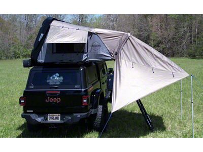 Overland Vehicle Systems Bushveld Awning for 4-Person Roof Top Tent