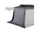 Overland Vehicle Systems Nomadic 270 LTE Awning Wall 3 and 4 Kit; Passenger Side (Universal; Some Adaptation May Be Required)