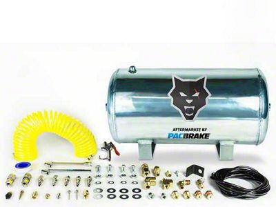 Pacbrake Aluminum Premium Air Tank Kit; 5-Gallon (Universal; Some Adaptation May Be Required)