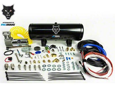 Pacbrake ULTIMATE ALPHA HD PRO Rear Air Spring Suspension Kit with 2.50-Gallon Air Tank (21-24 F-150, Excluding Raptor)