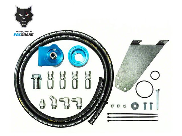 Pacbrake Oil Filter Relocation Kit (03-09 5.9L, 6.7L RAM 3500)