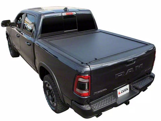 Pace Edwards Full Metal JackRabbit Retractable Bed Cover; Matte Black (20-24 Sierra 2500 HD w/ 6.90-Foot Standard Box)