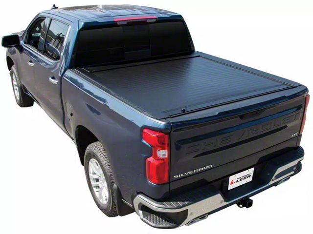 Pace Edwards JackRabbit Retractable Bed Cover; Matte Black with ArmorTek Vinyl Deck (15-19 Sierra 2500 HD)