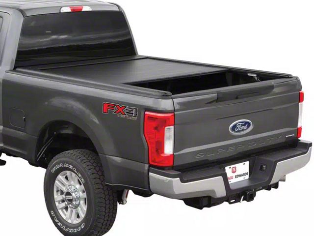 Pace Edwards UltraGroove Metal Retractable Bed Cover; Matte Black (20-24 Sierra 3500 HD w/ 6.90-Foot Standard Box)