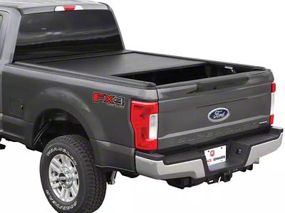 Pace Edwards UltraGroove Metal Retractable Bed Cover; Matte Black (07-14 Sierra 3500 HD)