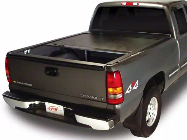 Pace Edwards JackRabbit Retractable Bed Cover; Gloss Black (15-19 Silverado 2500 HD)