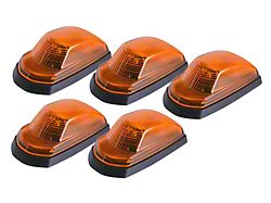 LED Hi-5 Cab Roof Light Kit; Amber (17-24 F-350 Super Duty)