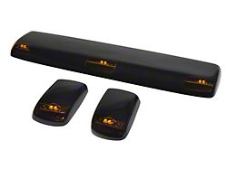 LED Hi-5 Cab Roof Light Kit; Amber (15-19 Silverado 2500 HD)