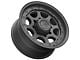 Pacer Nighthawk Satin Black 6-Lug Wheel; 17x8.5; -6mm Offset (07-14 Yukon)