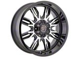 Panther Off Road 580 Gloss Black Machined 5-Lug Wheel; 20x9; -12mm Offset (02-08 RAM 1500, Excluding Mega Cab)