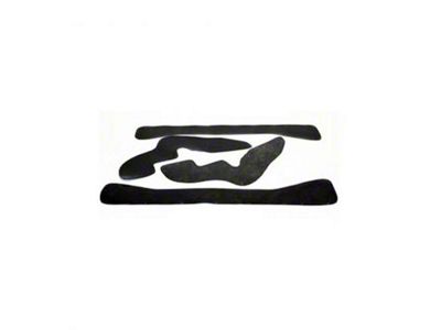 Performance Accessories Gap Guards; Black Polyurethane (99-06 Sierra 1500 Fleetside)