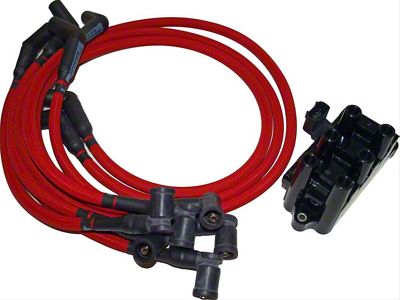 Performance Distributors Firepower Ignition Kit; Red (01-06 4.2L F-150)