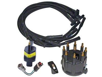 Performance Distributors FirePower Ignition Kit; Black (02-03 5.9L RAM 1500)