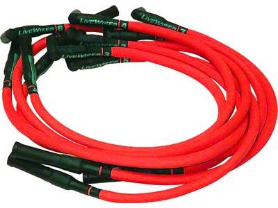 Performance Distributors LiveWires Spark Plug Wires; Red (2003 5.9L RAM 3500)