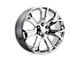 Performance Replicas PR166 Chrome 6-Lug Wheel; 20x9; 24mm Offset (07-13 Sierra 1500)