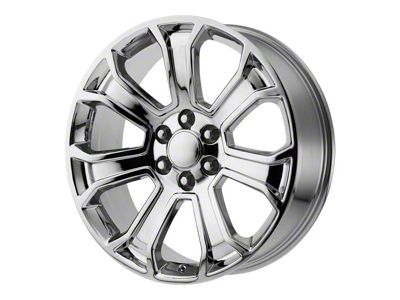 PR166 Chrome 6-Lug Wheel; 22x9; 24mm Offset (07-13 Sierra 1500)