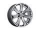 Performance Replicas PR166 Hyper Silver 6-Lug Wheel; 20x9; 24mm Offset (07-13 Sierra 1500)